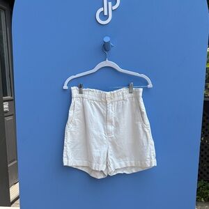 GAP Women's High Waist Cream Shorts